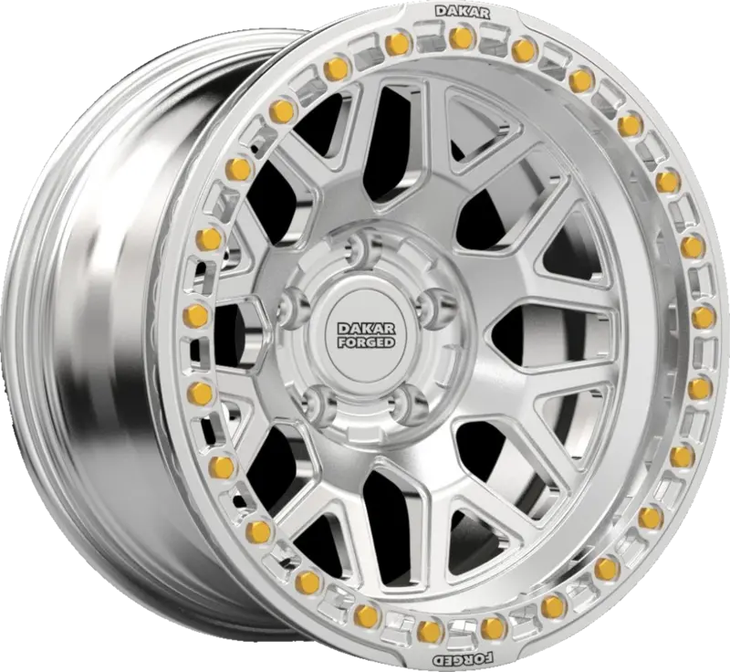 Dakar Forged wheel in Machined finish